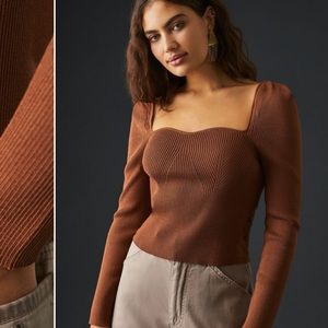 Callahan Sweetheart Lace Sweater from Anthropologie